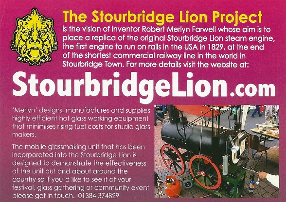 My Stourbridge Lion Glass Making Loco
